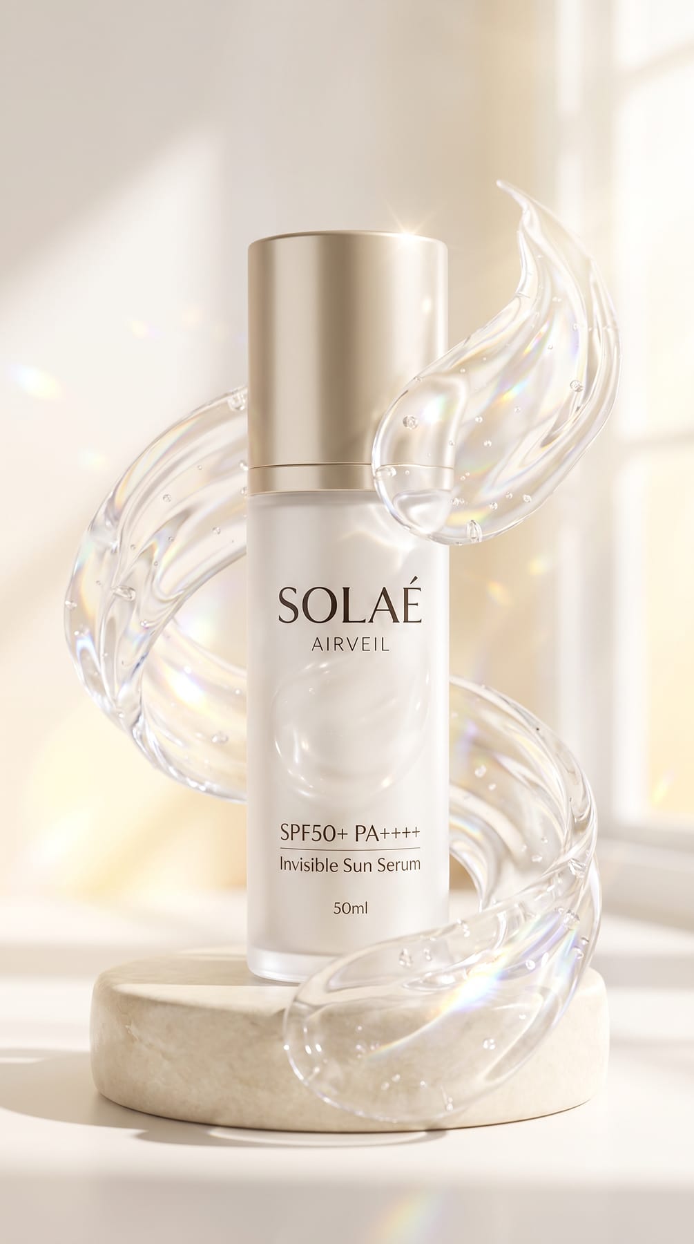 SOLAÉ — AIRVEIL Invisible Sun Serum SPF50+