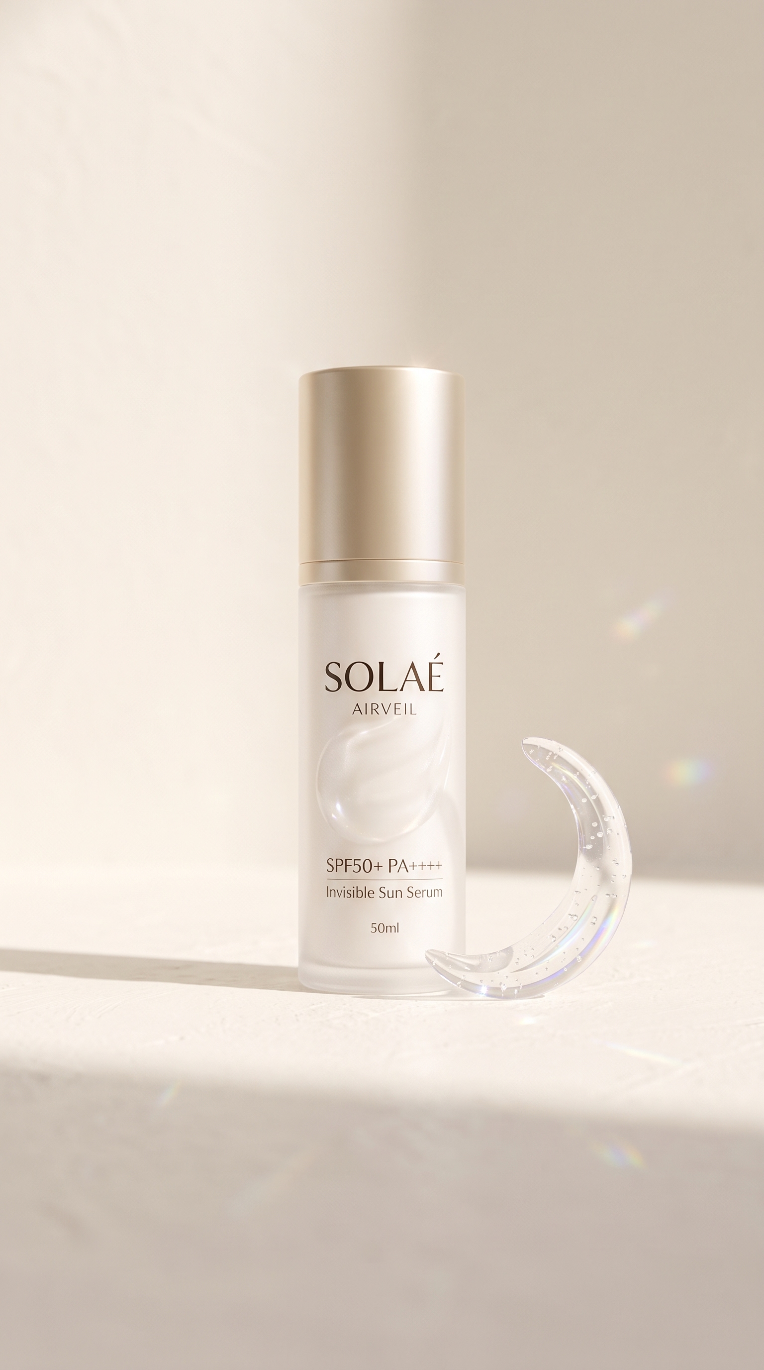 Subtle hydrated sheen remaining on skin with zero white film.